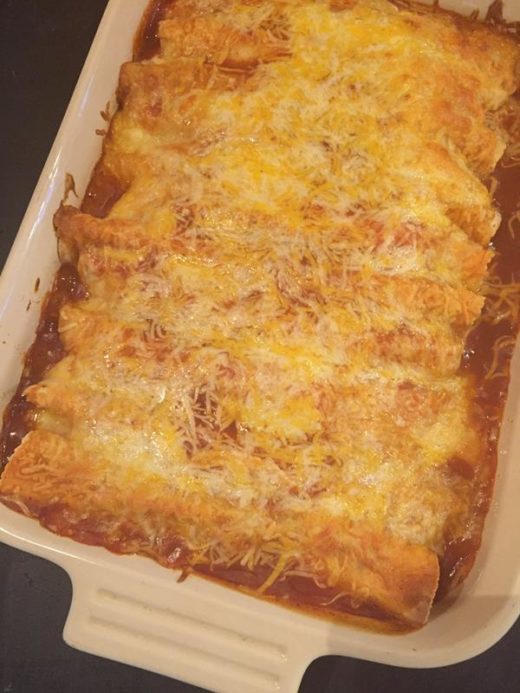 Three Cheese Beef Enchiladas - Lynn's Kitchen Adventures