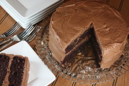 gluten free chocolate layer cake