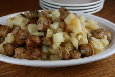 potatoes and sausage