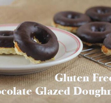 gluten free chocolate glazed doughnuts