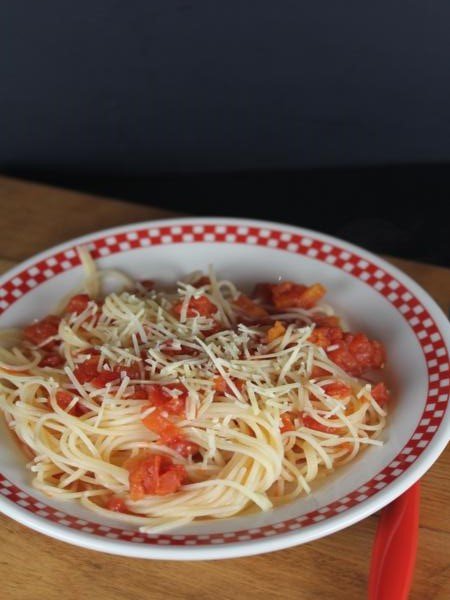 Spaghetti with Simple Tomato Sauce_