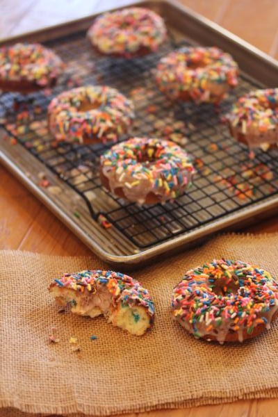 Easy Funfetti Doughnuts__