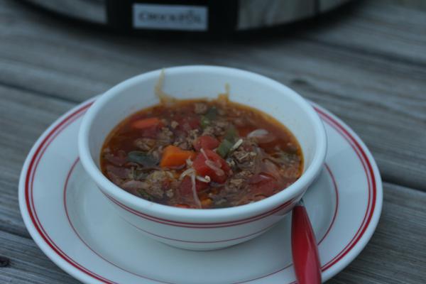 Crock Pot Ground Beef Stew-