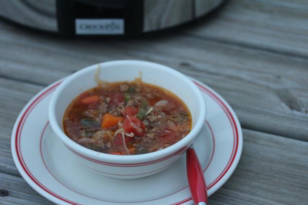 Crock Pot Ground Beef Stew