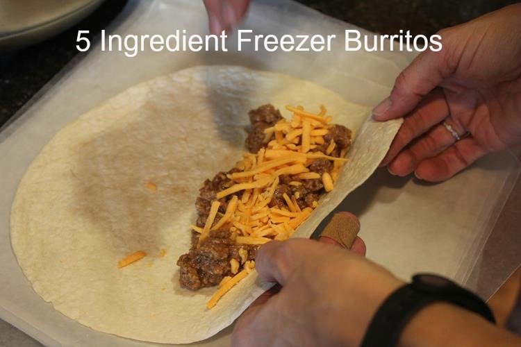 5 Ingredient Freezer Burritos