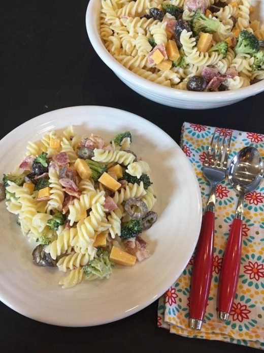 Broccoli Bacon Pasta Salad Lynn S Kitchen Adventures