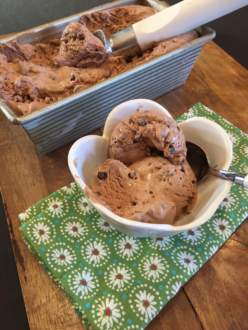 No-Churn Double Chocolate Ice Cream - Lynn's Kitchen Adventures