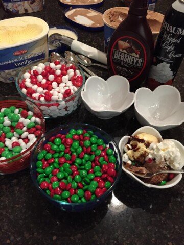 M&M Sundaes