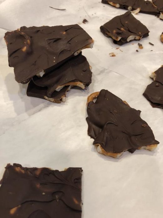 Chocolate Pretzel Bark - Lynn's Kitchen Adventures