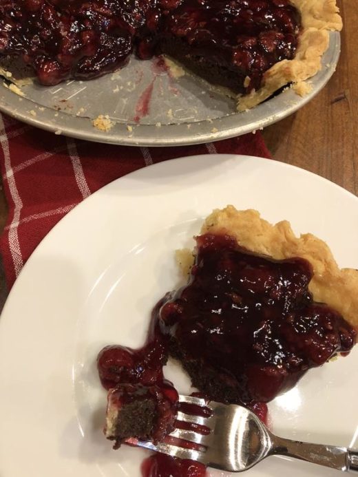 Chocolate Raspberry Pie - Lynn's Kitchen Adventures