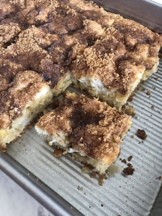 gluten free sugar free apple coffee cake