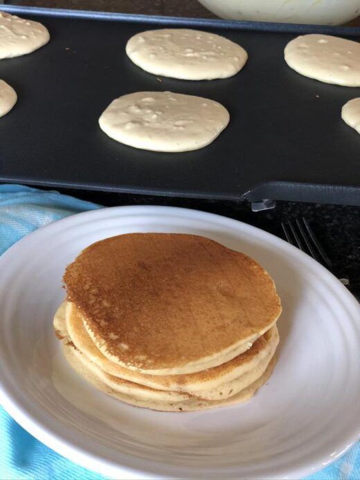 Peanut Butter Pancakes - Lynn's Kitchen Adventures