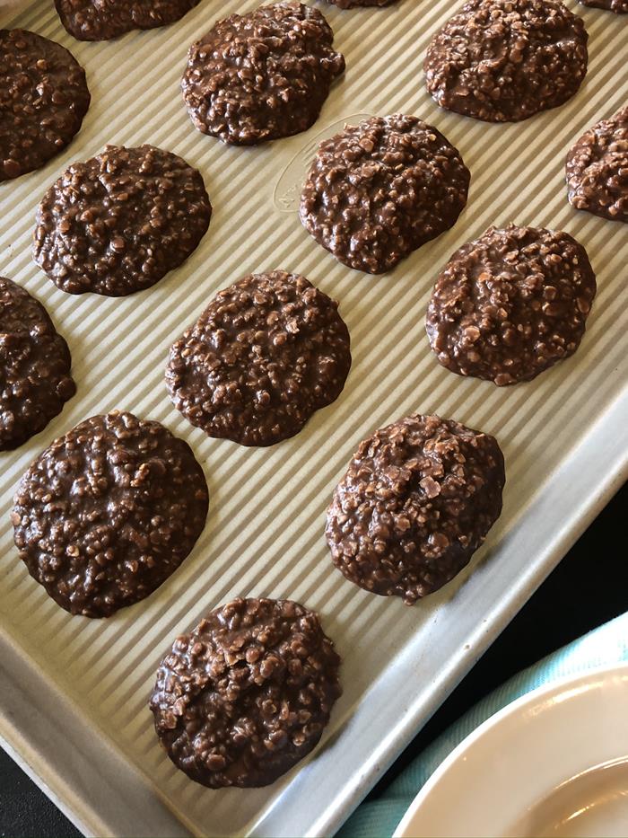 Microwave No Bake Cookies without Peanut Butter Lynn's Kitchen Adventures