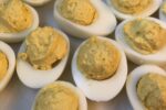 Martha Stewart's Deviled Eggs on a plate