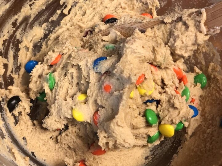 Peanut M&M Cookies – Dollop of Dough