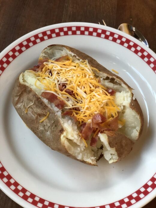 Martha Stewart's Baked Potato with Toppings