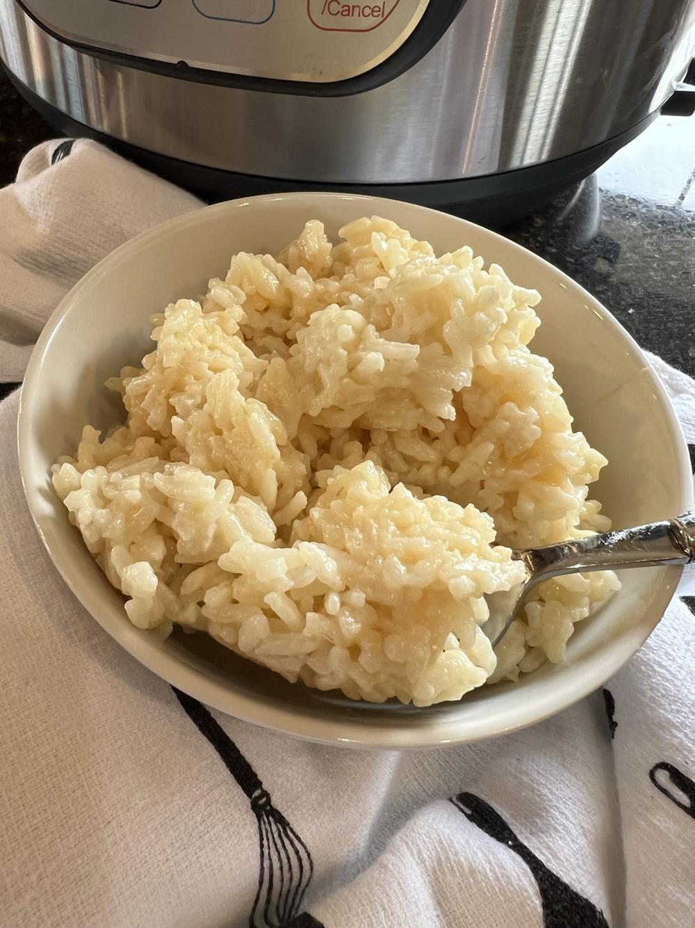 Cheesy Instant Pot Rice - Lynn's Kitchen Adventures