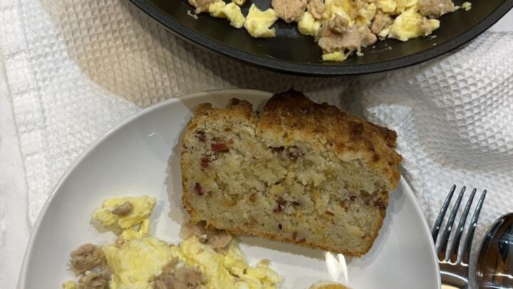 Scrambled Eggs with Salmon - Lynn's Kitchen Adventures