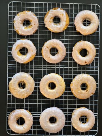 Gluten Free Pumpkin Donuts with glaze