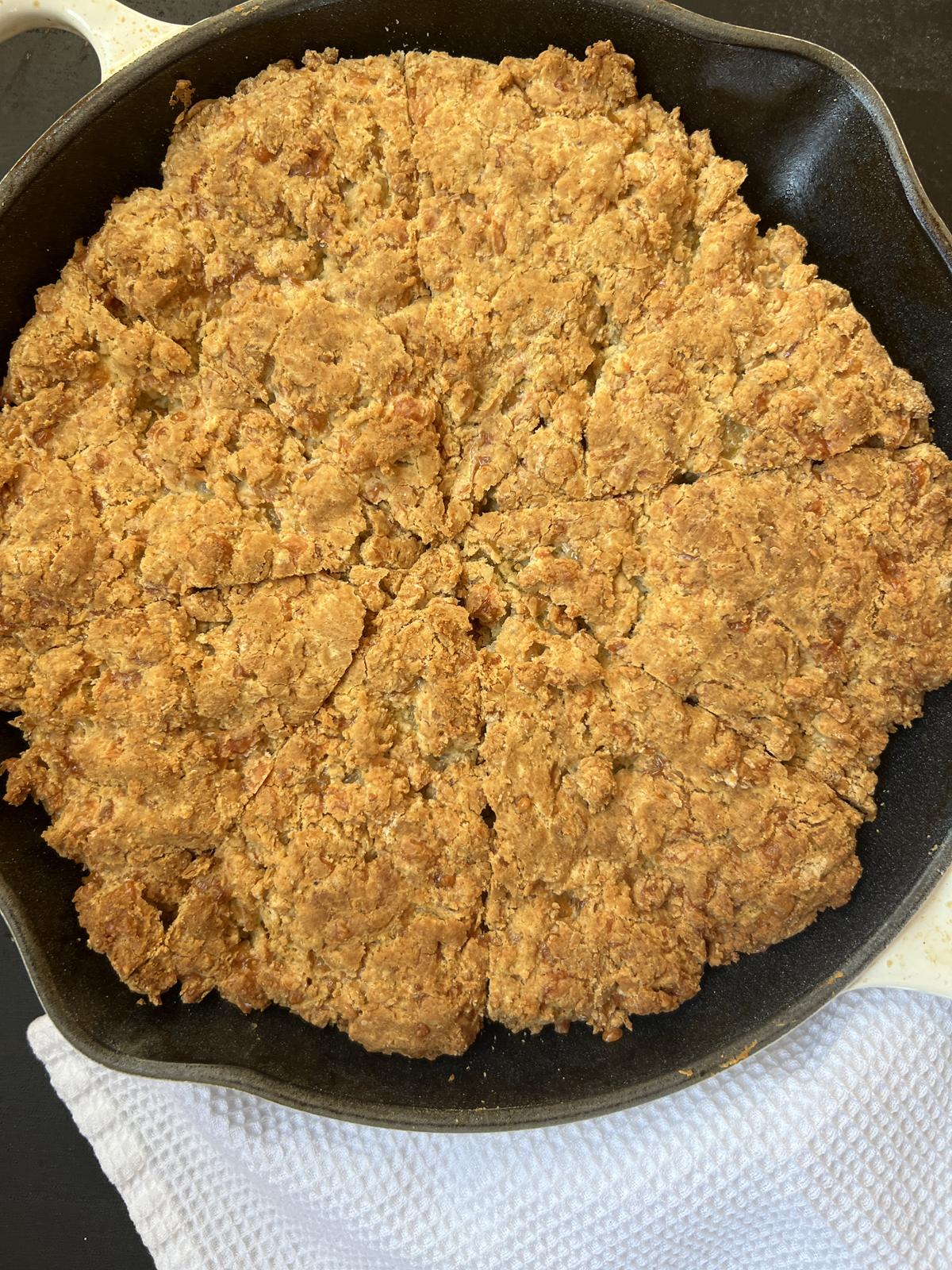 Gluten Free Soda Bread in cast iron pan